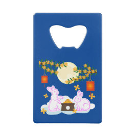 Mid Herbst Festival Moon Rabbit Mooncake Osmanthus Geldbeutel Flaschenöffner