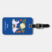 Mid Herbst Festival Moon Rabbit Mooncake Osmanthus Gepäckanhänger (Vorderseite horizontal)