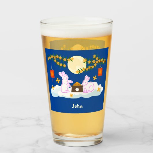 Mid Herbst Festival Moon Rabbit Mooncake Osmanthus Glas (Vorne (Gefüllt))