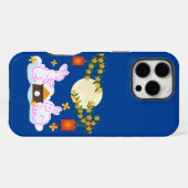 Mid Herbst Festival Moon Rabbit Mooncake Osmanthus iPhone Hülle (Rückseite (Horizontal))