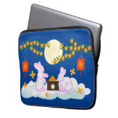 Mid Herbst Festival Moon Rabbit Mooncake Osmanthus Laptopschutzhülle (Vorderseite Links)