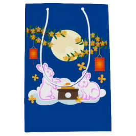 Mid Herbst Festival Moon Rabbit Mooncake Osmanthus Mittlere Geschenktüte