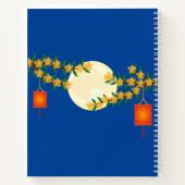 Mid Herbst Festival Moon Rabbit Mooncake Osmanthus Notizblock (Rückseite)