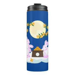 Mid Herbst Festival Moon Rabbit Mooncake Osmanthus Thermosbecher