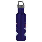 Mid Herbst Festival Moon Rabbit Mooncake Wolken Edelstahlflasche (Rückseite)