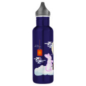 Mid Herbst Festival Moon Rabbit Mooncake Wolken Edelstahlflasche (Links)