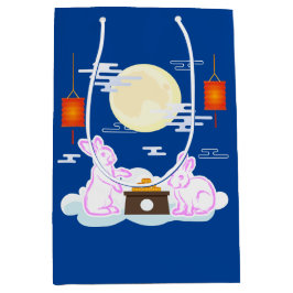 Mid Herbst Festival Moon Rabbit Mooncake Wolken Mittlere Geschenktüte