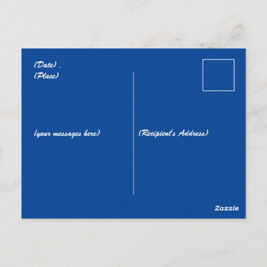 Mid Herbst Festival Moon Rabbit Mooncake Wolken Postkarte (Rückseite)