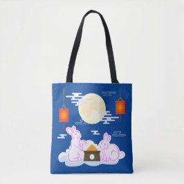 Mid Herbst Festival Moon Rabbit Mooncake Wolken Tasche