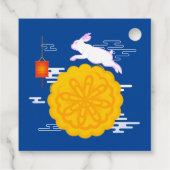 Mid Herbst Festival Mooncake Jumping Moon Rabbit Geschenkanhänger (Rückseite)