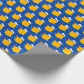 Mid Herbst Festival Mooncake Jumping Moon Rabbit Geschenkpapier (Ecke)