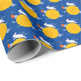 Mid Herbst Festival Mooncake Jumping Moon Rabbit Geschenkpapier