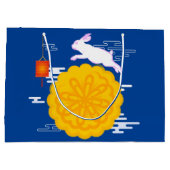 Mid Herbst Festival Mooncake Jumping Moon Rabbit Große Geschenktüte (Rückseite)