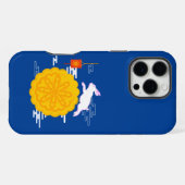 Mid Herbst Festival Mooncake Jumping Moon Rabbit iPhone Hülle (Rückseite (Horizontal))