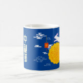 Mid Herbst Festival Mooncake Jumping Moon Rabbit Kaffeetasse (Mittel)