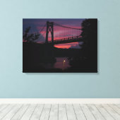 Mid-Hudson Bridge Sunset Leinwanddruck (Insitu (Holzboden))