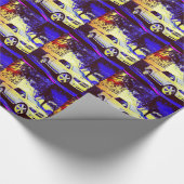 MID-KNIGHT FERNFAHRERRASTPLATZ GESCHENKPAPIER (Ecke)