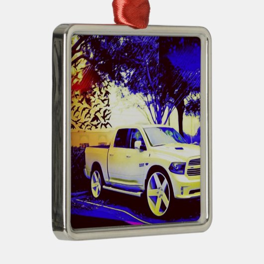 MID-KNIGHT FERNFAHRERRASTPLATZ SILBERNES ORNAMENT (Rechts)