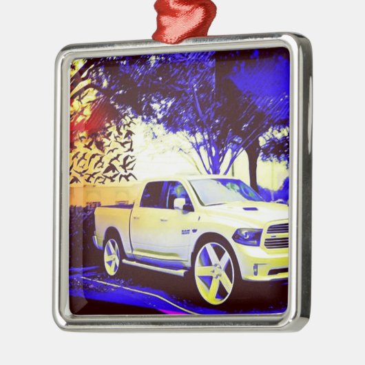 MID-KNIGHT FERNFAHRERRASTPLATZ SILBERNES ORNAMENT (Links)