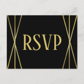 Mid Mod Black Design - UAWG/Dinner Choice Postkart Postkarte (Vorderseite)