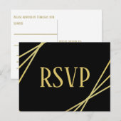 MId Mod Black Design - UAWG Postcard Postkarte (Vorne/Hinten)