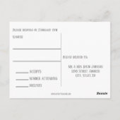 MId Mod Black & Gray Design - UAWG Postcard Postkarte (Rückseite)