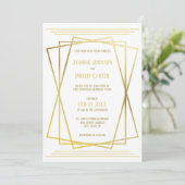Mid Mod Design - Einladung zur Hochzeit (Stehend Vorderseite)