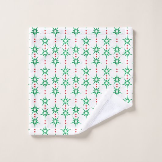 Mid Mod Garland Badetuch Set (Waschlappen)