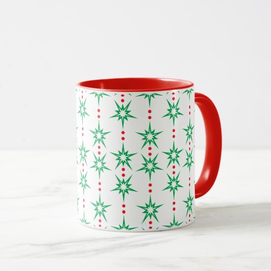 Mid Mod Garland Classic Tasse 11oz. -Rot (VorderseiteRechts)