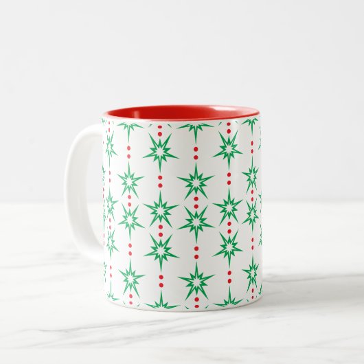 Mid Mod Garland Classic Tasse 11oz. -Rot (Vorderseite Links)