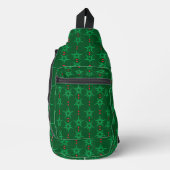 Mid Mod Garland Green Crossbody Bag (Vorderseite)