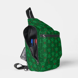 Mid Mod Garland Green Crossbody Bag