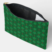 Mid Mod Garland Green Large Pouch Zubehörtasche (Offen)