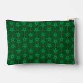 Mid Mod Garland Green Small Pouch Zubehörtasche (Rückseite)