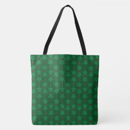 Mid Mod Garland Green Tote Bag Tasche