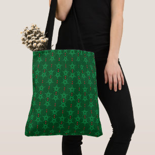 Mid Mod Garland Green Tote Bag Tasche