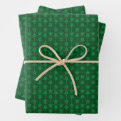 Mid Mod Garland Green Wrapping Paper Geschenkpapier Set (Beispiel)