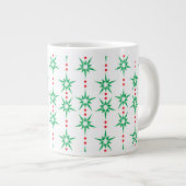 Mid Mod Garland Jumbo Tasse (Vorderseite Rechts)