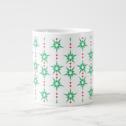 Mid Mod Garland Jumbo Tasse (Vorderseite)