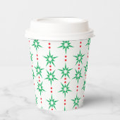 Mid Mod Garland Paper Cups Pappbecher (Vorderseite)