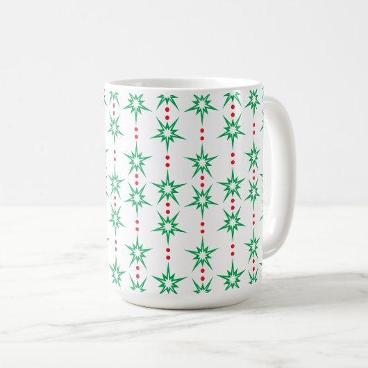 Mid Mod Garland Tasse 15oz. (VorderseiteRechts)