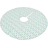 Mid Mod Garland Tree Skirt Polyester Weihnachtsbaumdecke (Schrägansicht)