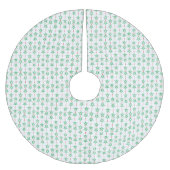 Mid Mod Garland Tree Skirt Polyester Weihnachtsbaumdecke (Vorderseite)