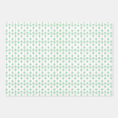 Mid Mod Garland Wrapping Paper Geschenkpapier Set (Vorderseite 3)