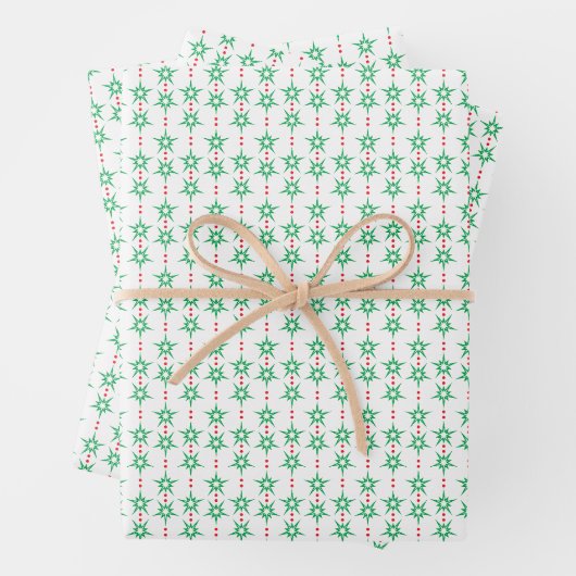 Mid Mod Garland Wrapping Paper Geschenkpapier Set (Beispiel)