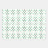 Mid Mod Garland Wrapping Paper Geschenkpapier Set (Vorderseite)