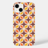 Mid Mod Geometric Star Pattern Case-Mate iPhone Hülle (Rückseite)