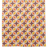 Mid Mod Geometric Star Pattern Duschvorhang (Vorderseite)