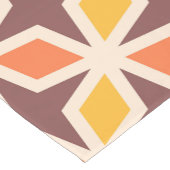 Mid Mod Geometric Star Pattern Kurzer Tischläufer (Ecke)
