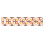 Mid Mod Geometric Star Pattern Kurzer Tischläufer (Horizontal)